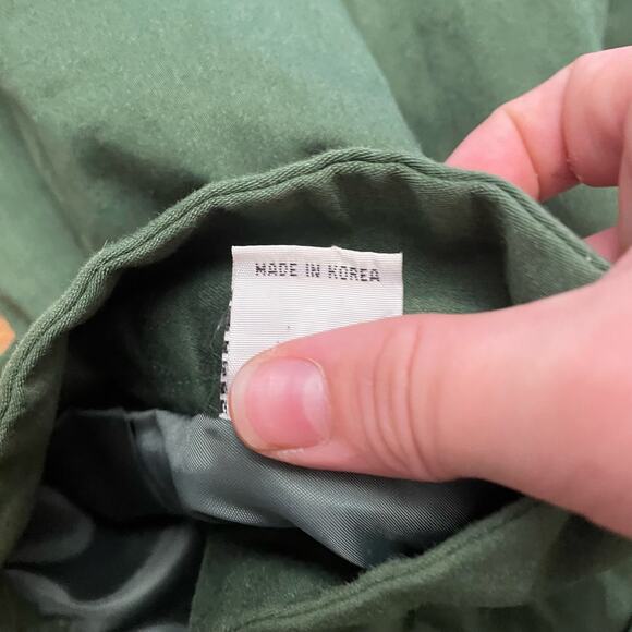 Tie Waist Mini Skirt Womens Medium Green Boho Business casual - Picture 6 of 6